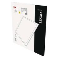 LED panel LEXXO backlit 60×60, recessed, white, 30W neutral white, EMOS