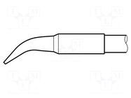 Tip; bent chisel; 1.8x0.8mm; longlife JBC TOOLS