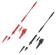 TEST LEAD PROBE KIT, BLACK/RED