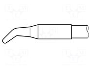 Tip; bent conical; 1.7mm; longlife; for soldering station JBC TOOLS