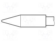 Tip; conical; 1.7mm; longlife JBC TOOLS