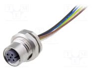 Connector: M12; socket; PIN: 5; female; A code-DeviceNet / CANopen CONEC