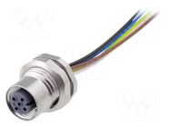 Connector: M12; socket; PIN: 5; female; A code-DeviceNet / CANopen CONEC