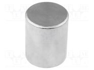 Magnet: permanent; neodymium; H: 20mm; 90N; Ø: 16mm; Plating: zinc ELESA+GANTER