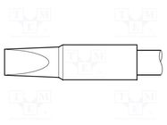 Tip; chisel; 6x1.7mm; longlife JBC TOOLS