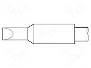 Tip; chisel; 5x1.2mm; longlife JBC TOOLS