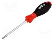 Screwdriver; Pozidriv®; PZ2; SoftFinish®; Blade length: 100mm WIHA