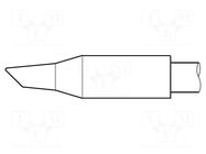 Tip; conical sloped; 3.5mm; longlife JBC TOOLS