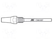 Tip: for desoldering irons; 4.8x2.4mm; Features: longlife JBC TOOLS