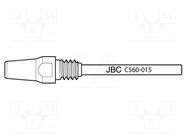 Tip: for desoldering irons; 5.2x3mm; Features: longlife JBC TOOLS