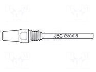 Tip: for desoldering irons; 5.2x3mm; Features: longlife JBC TOOLS