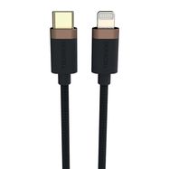 Duracell USB-C cable for Lightning 1m (Black), Duracell