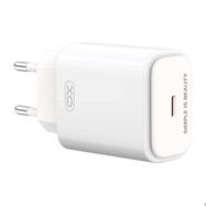 Wall Charger XO L90B, USB-C, PD 20W + QC 3.0 18W (White), XO