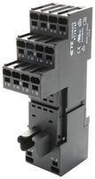 SOCKET, 4 POLE, DIN RAIL, SCREW