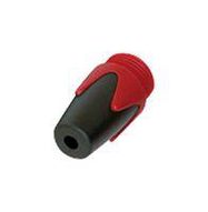 BOOT, PHONE PLUG, 1/4", RED