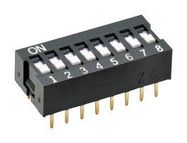 DIP SWITCH, 6POS, SPST, FLAT