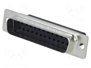 Connector: D-Sub; PIN: 25; plug; male; for cable; Type: w/o contacts ADAM TECH