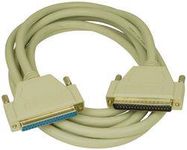 D SUB CABLE, 37POS, PLUG-RCPT, 3.05M