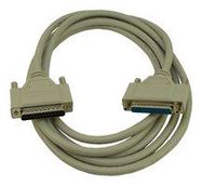 D SUB CABLE, 25POS, PLUG-RCPT, 3.05M