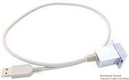 USB CABLE, 2.0 A RCPT-PLUG, 610MM, GREY