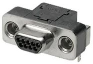 D-SUB CONN, PLUG, 9POS, PANEL