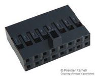 CONN, HOUSING, RCPT, 16POS, 2ROW, 2.54MM