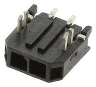 CONNECTOR, HEADER, 2POS, 1ROW, 3MM