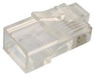 CONN, RJ45, PLUG, 8P8C, CRIMP, 100PK