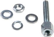 D SUB JACK SCREW, #4-40, 15.8MM