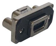 MINI USB, 2.0 TYPE AB, RCPT, TH