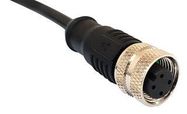 SENSOR CORD, 12P M12 RCPT-FREE END, 1M