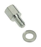 D-SUB JACK SCREW, 5MM, 4-40 UNC-2A