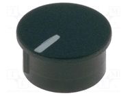 Cap; thermoplastic; push-in; Pointer: white; black CLIFF