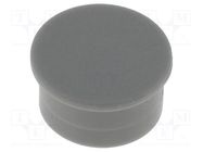 Cap; thermoplastic; push-in; grey CLIFF