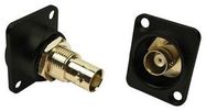 RF COAX ADAPTOR, BNC JACK-JACK, 50 OHM