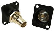 RF COAX ADAPTOR, BNC JACK-JACK, 75 OHM