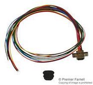 CABLE, 9POS, MICRO D RCPT-FREE END, 18"