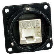 SEALED ENET, RJ45, RCPT, 8POS, FLANGE