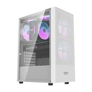 Darkflash A290 computer case (white) + 3 RGB fans, Darkflash