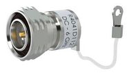 RF COAX TERMINATOR, 4.3/10, PLUG, 50 OHM