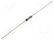 Reed switch; Range: 5÷15AT; Pswitch: 5W; Ø1.8x5mm; 350mA; max.200V 