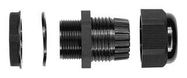 CABLE GLAND, PA66, 11MM, PG13.5, BLACK