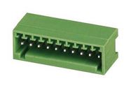 TERMINAL BLOCK, HEADER, R/A, 8POS, TH