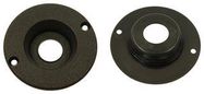 RECESS PLATE, 6.35MM JACK SOCKET, BLACK