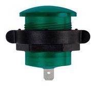 PANEL INDICATOR, 23.1MM, GREEN, 28VDC