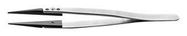 ESD TWEEZER, STRAIGHT/FLAT, 130MM