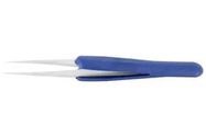 ESD TWEEZER, STRAIGHT/POINTED, 125MM