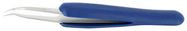 ESD TWEEZER, CURVE/POINTED, 115MM