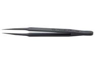 ESD TWEEZER, STRAIGHT/POINTED, 115MM