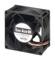 AXIAL FAN, 80MM, 12VDC, 131CFM, 63DBA